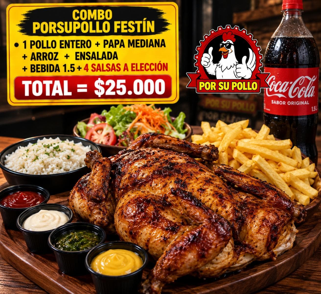 COMBO SUPER POLLO FESTIN