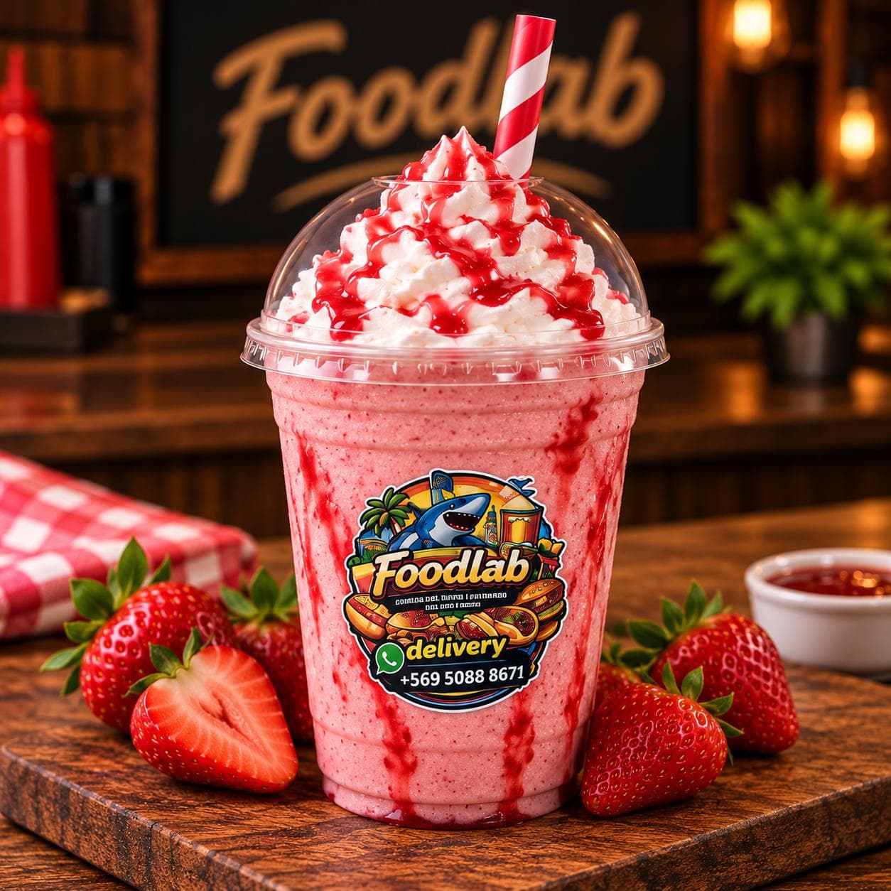 MALTEADA FOODLAB FRUTILLA