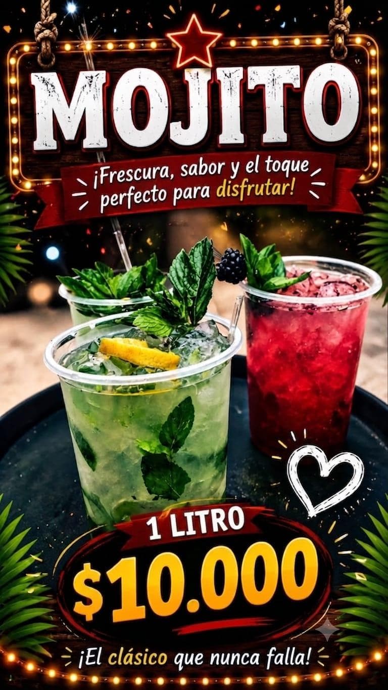 Mojito litro 3 litros