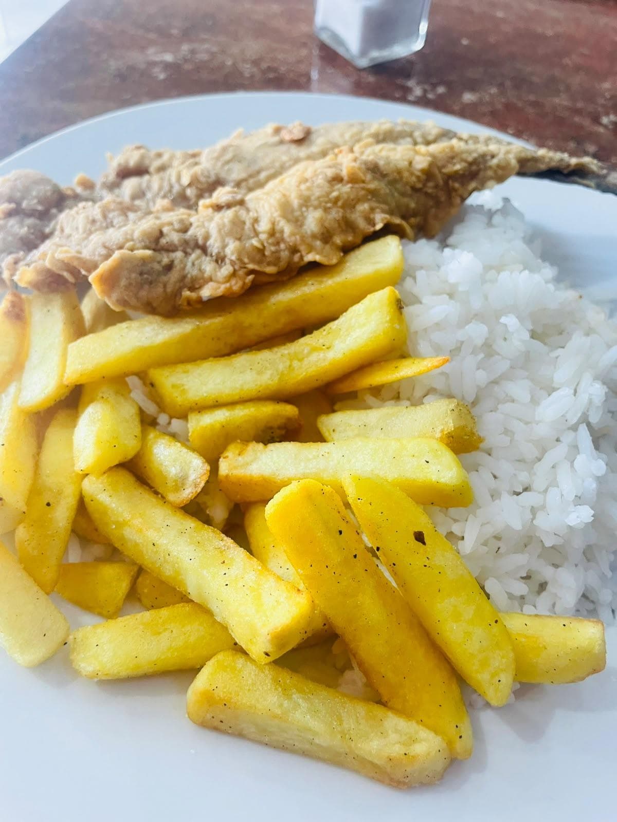 Pescado frito