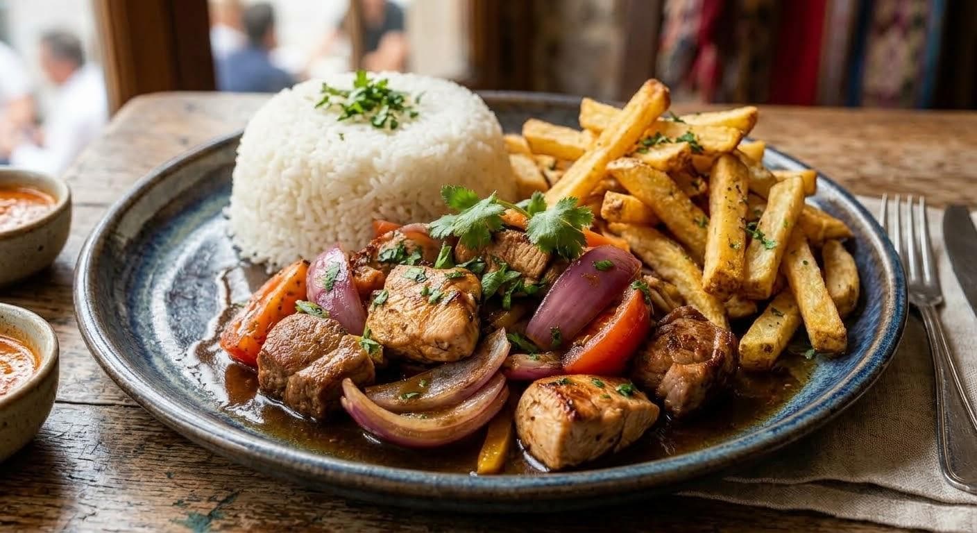 Pollo salteado