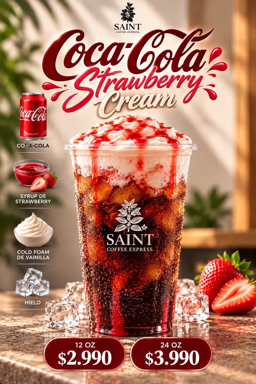 Coca-cola strawberry