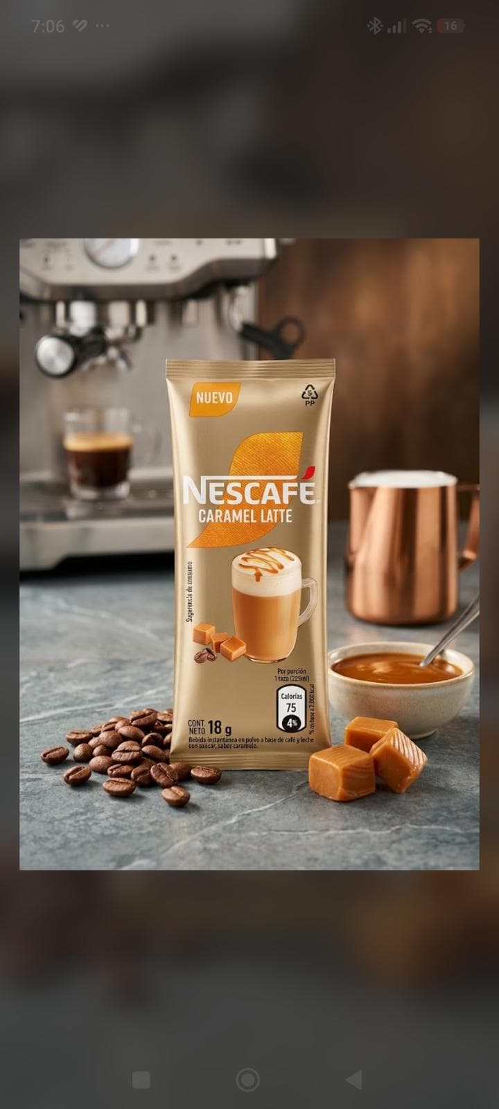 Caramel latte