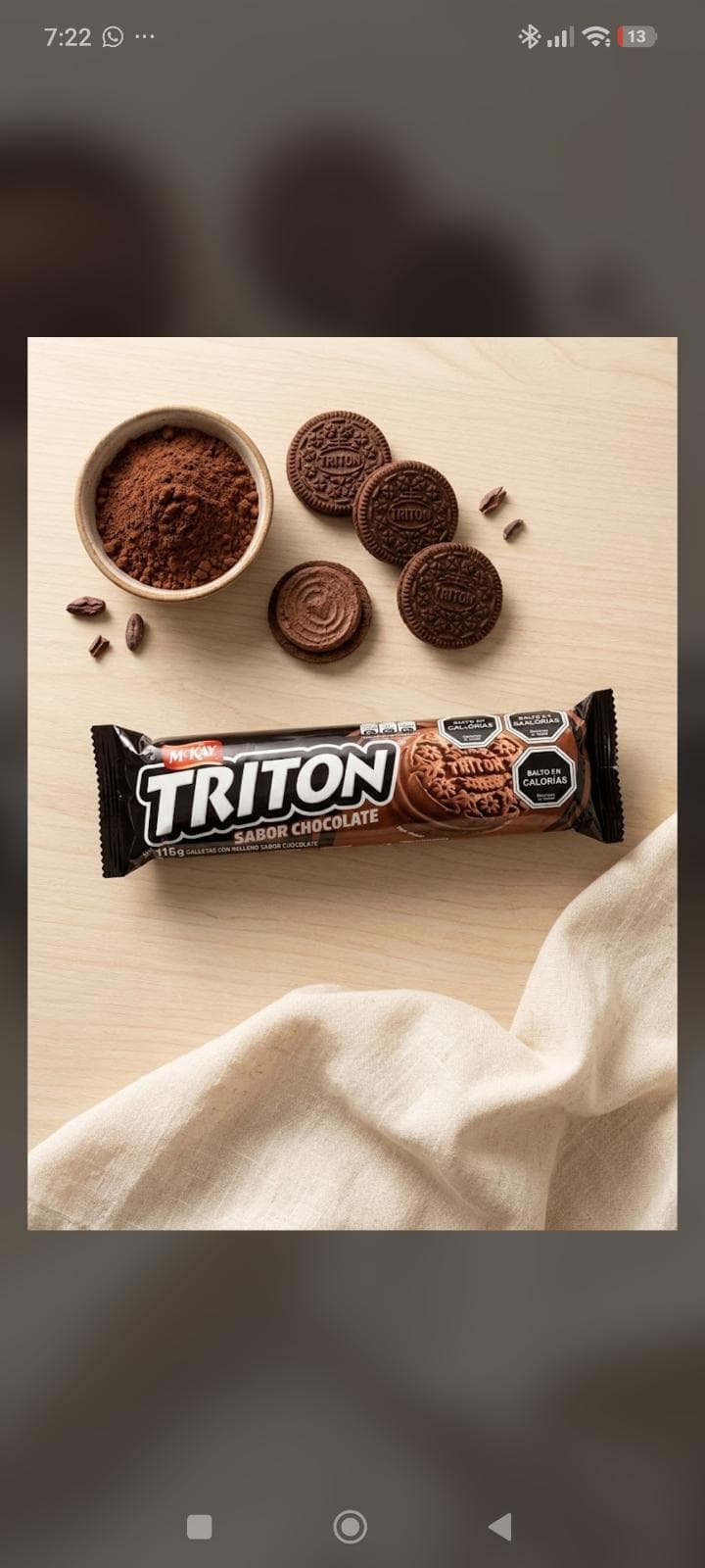 Tritón chocolate