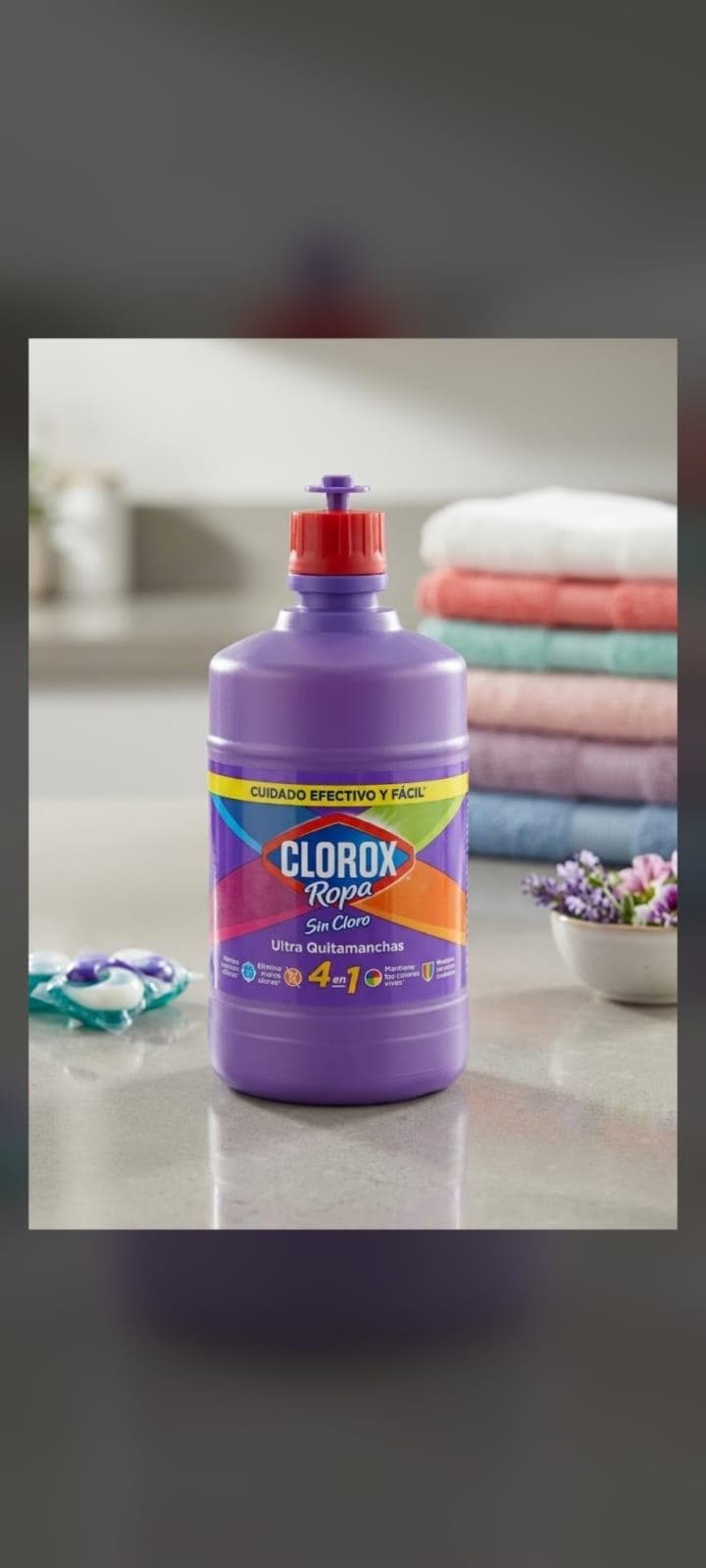 Clorox ropa