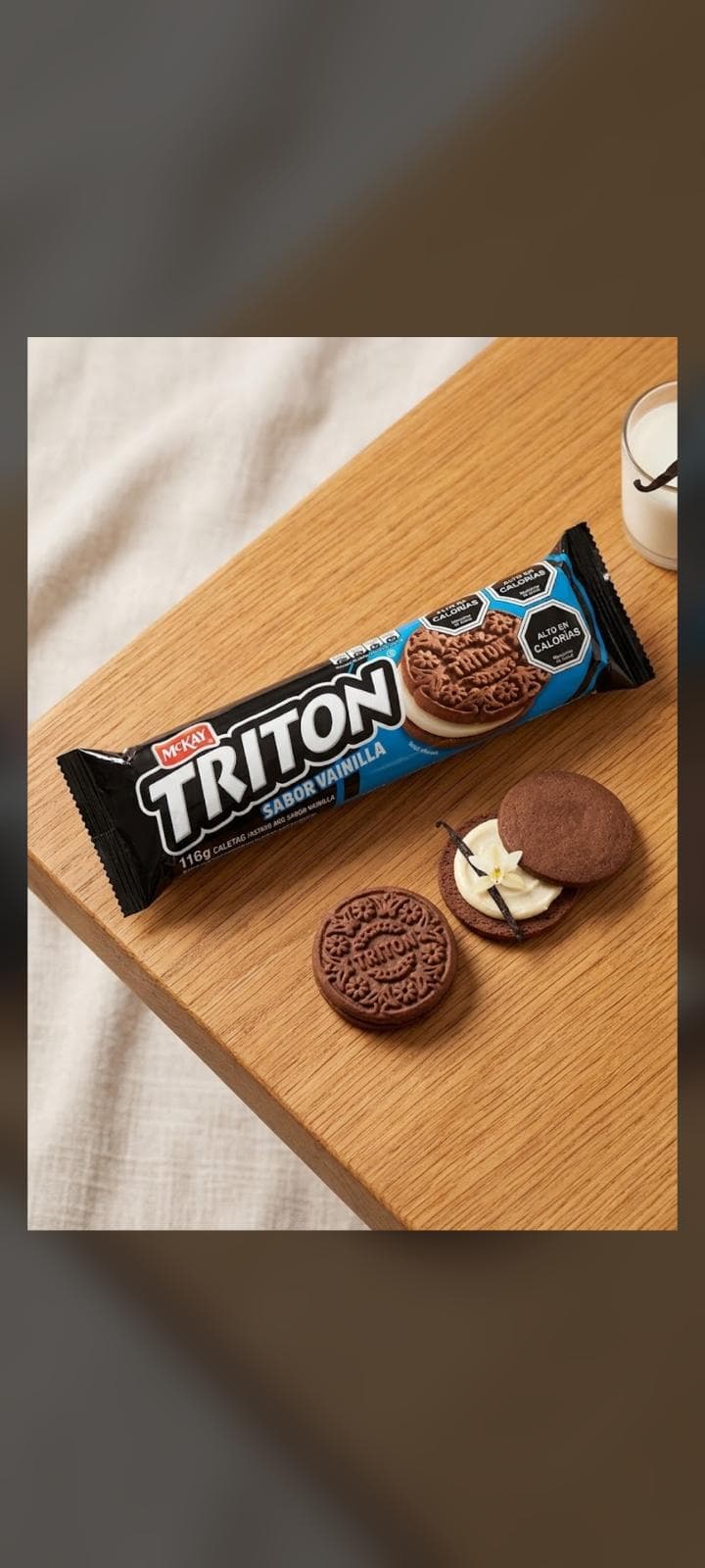 Tritón vainilla