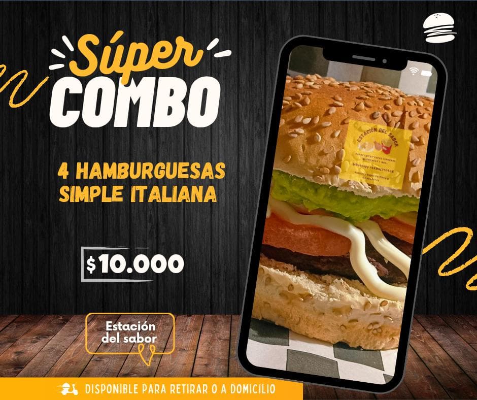 Hamburguesas italianas