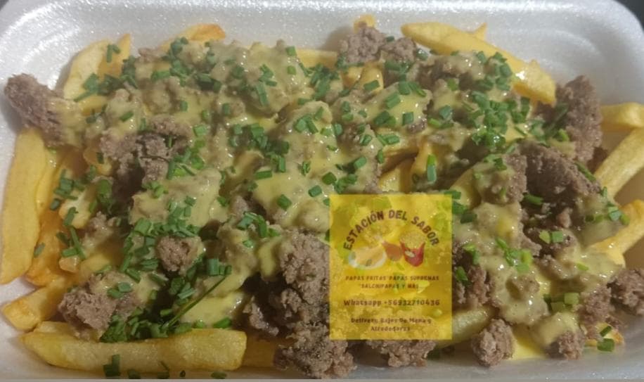 PAPAS VACUNO CHEDDAR