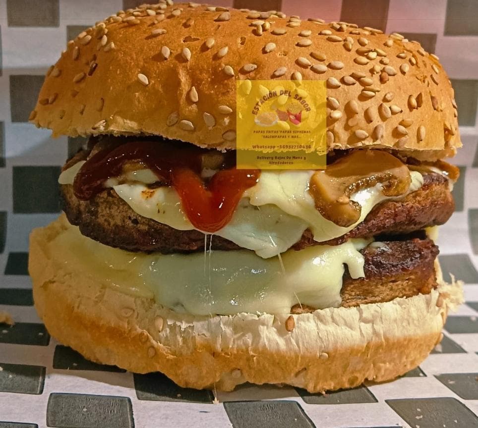 HAMBURGUESA CAMPESINA DOBLE