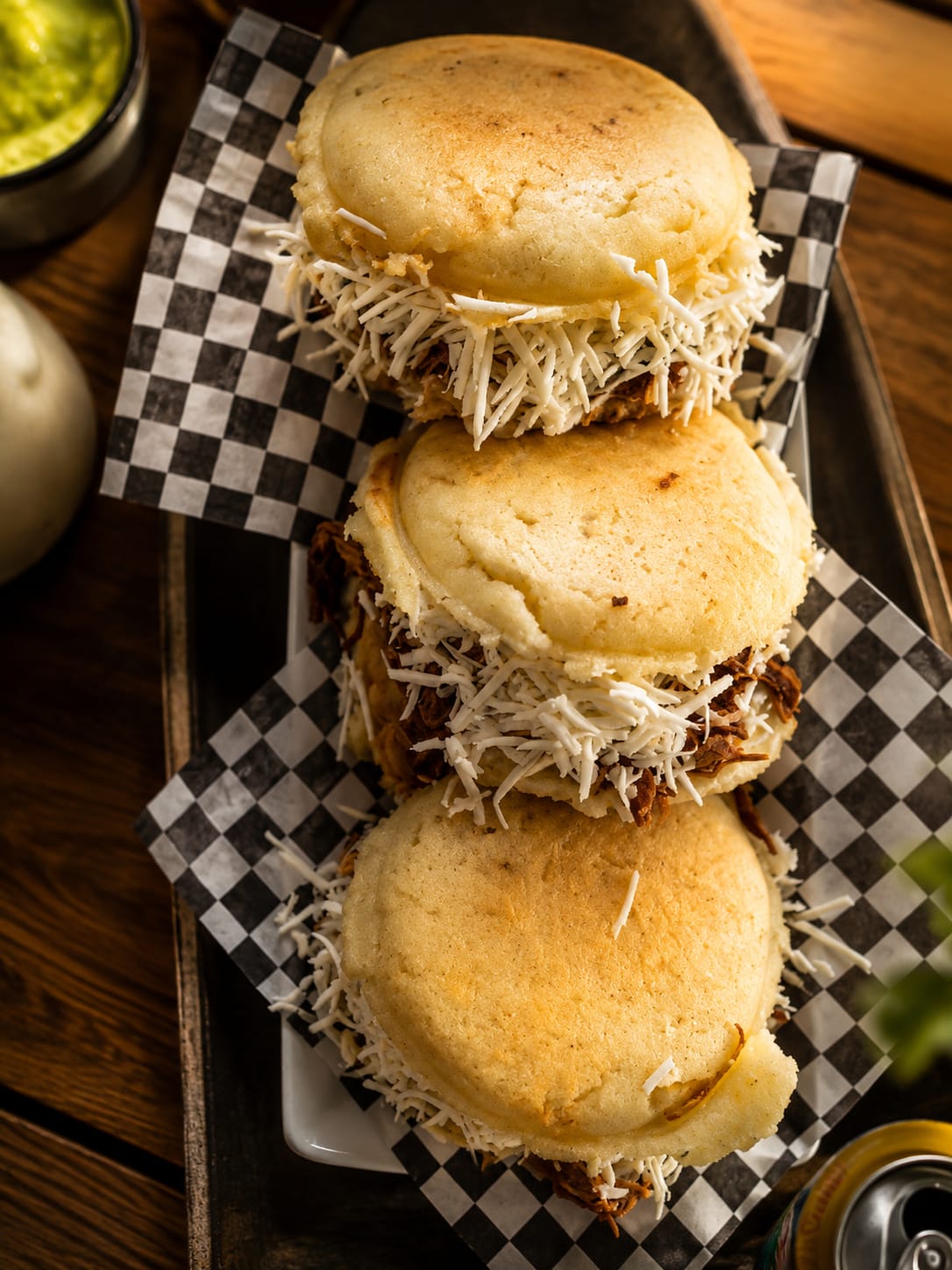 Arepas fritas y asadas