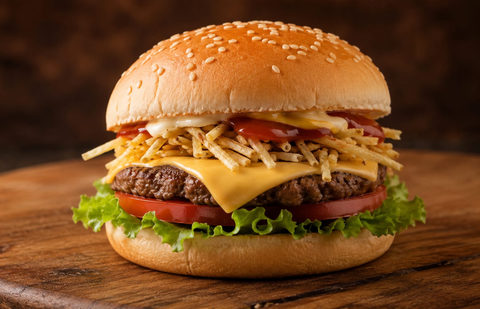 Hamburguesa de carne casera