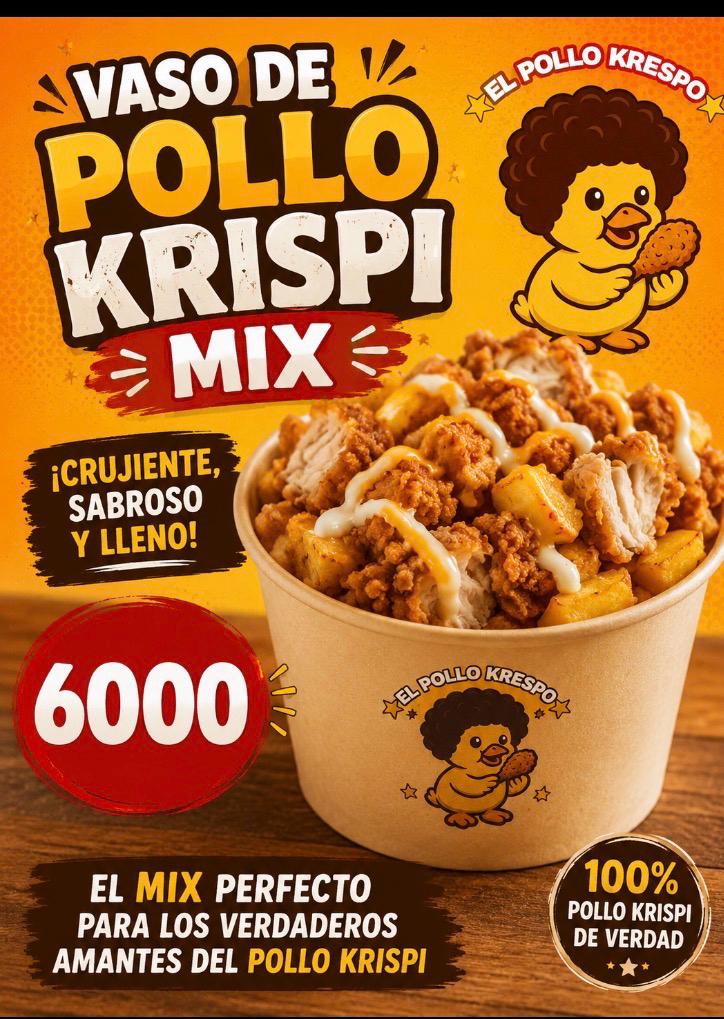 Vaso de Pollo Krispi Mix